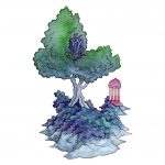 Aquarelle monde imaginaire