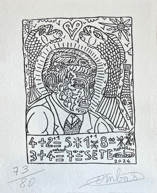 Œuvre de Robert Combas, petit prix